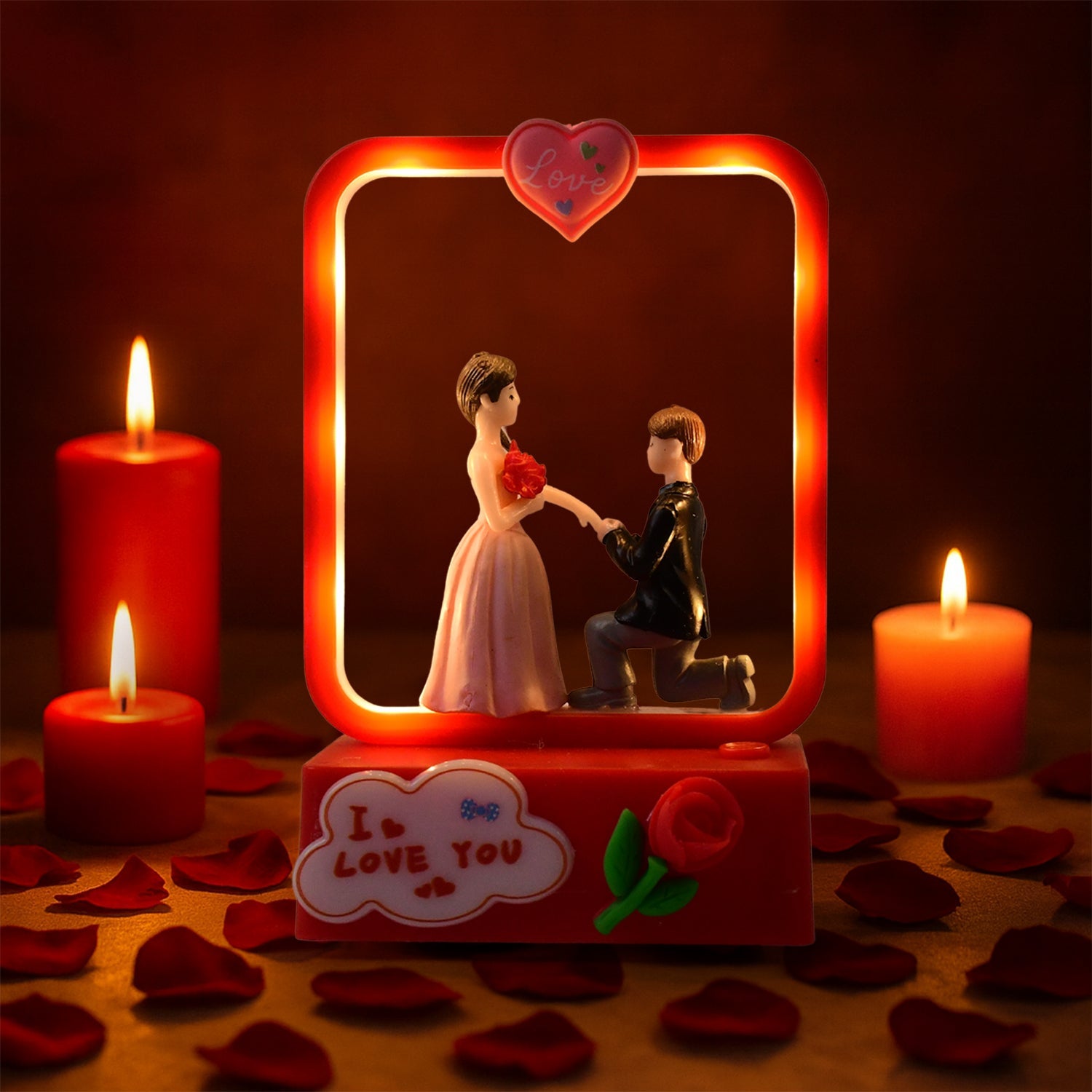 Romantic LED Love Couple Decorative Night Lamp Showpiece (1 Pc) Romantic LED Love Couple Decorative Night Lamp Showpiece (1 Pc)